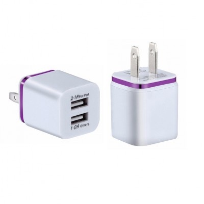 universal wall charger newest dual usb charger , 3.1A dual usb wall charger for iphone and samsung mobile etc