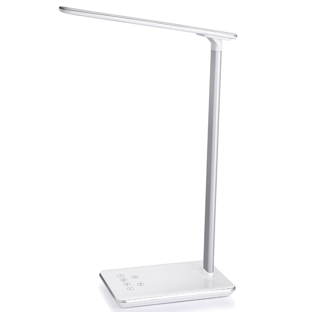 New LED Desk Lamp Table Lamp Folding 4 Light Color Temperature Book Light With Wireless Desktop Charger USB Output Bottom Foam